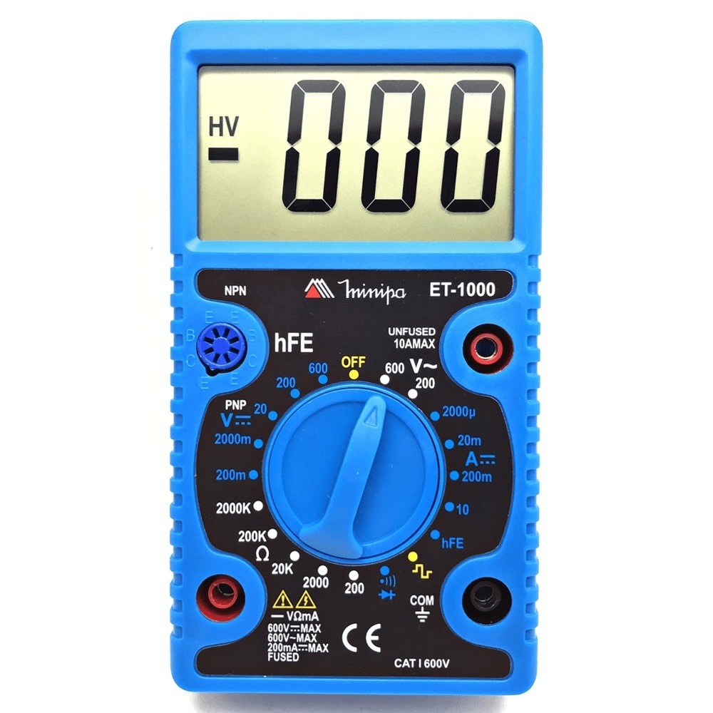 Multímetro digital portátil  - ET-1000 - Minipa - Home & Living