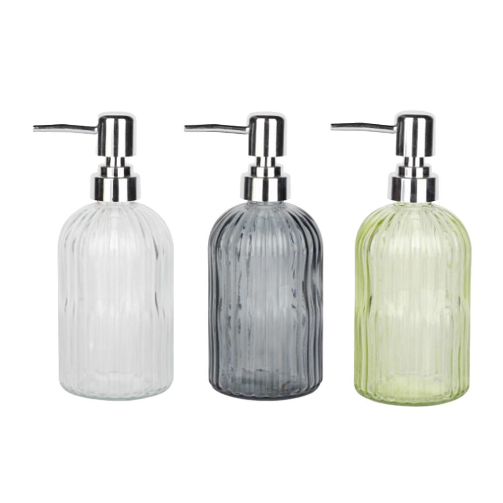 Porta-Sabonete Líquido Cazza Glass em Vidro 425ml - Item Sortido - Home & Living