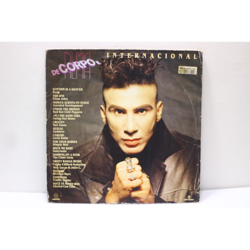 Lp Vinil Disco - Trilha Sonora De Corpo E Alma Internacional