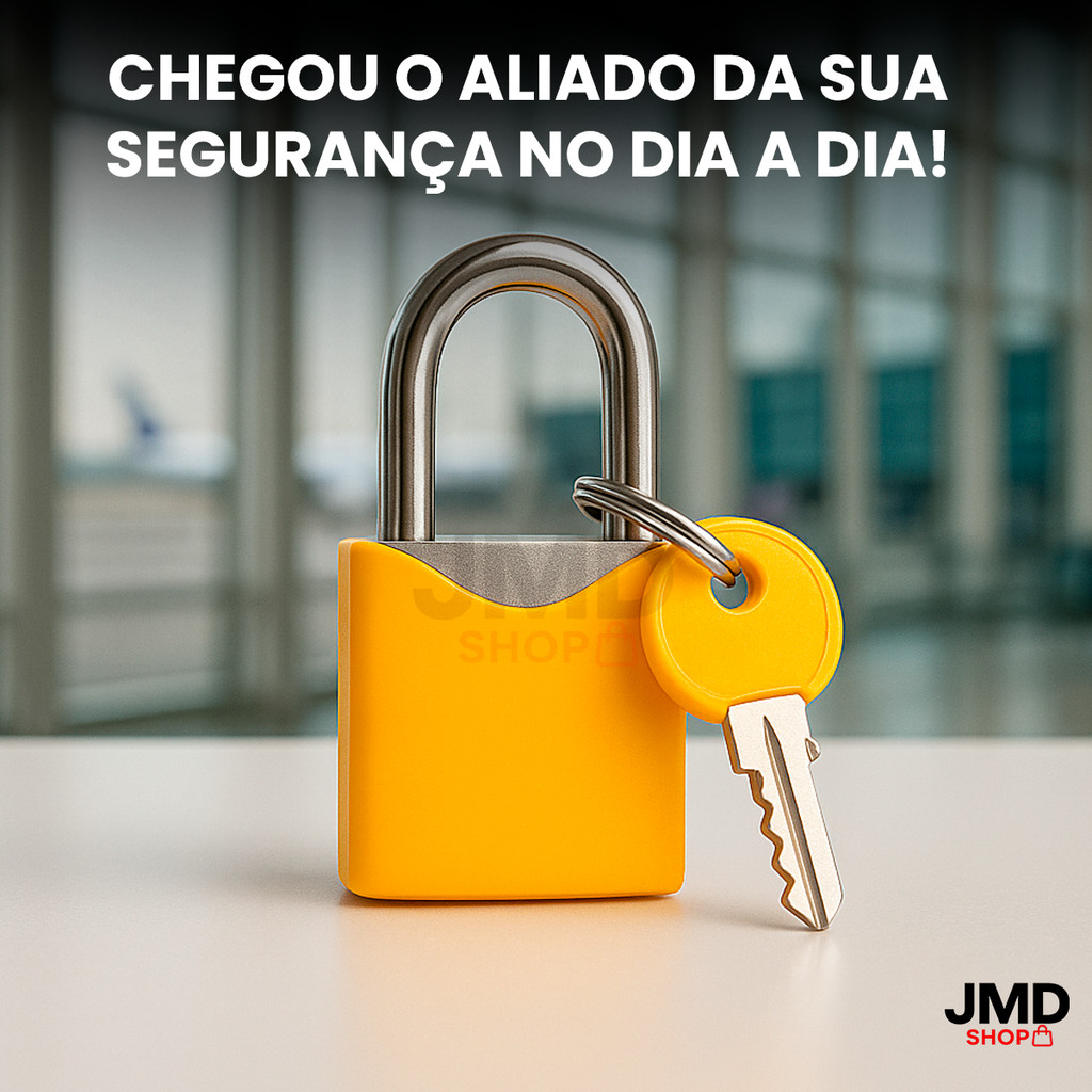 Kit 2 Cadeados De Latão Coloridos 20mm para  Proteção Armarios Mochilas em Oferta na Shopee