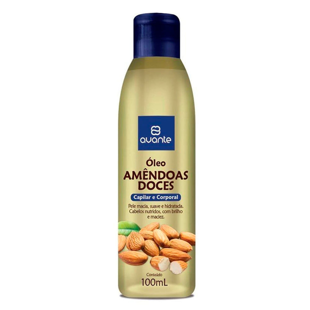 Óleo Amêndoas Doces Avante Capilar e Corporal 100ml - Beauty