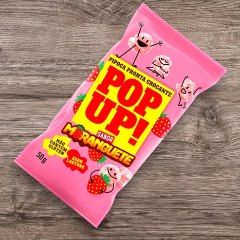 Pipoca Pop Up Moranguete ZDA 50g