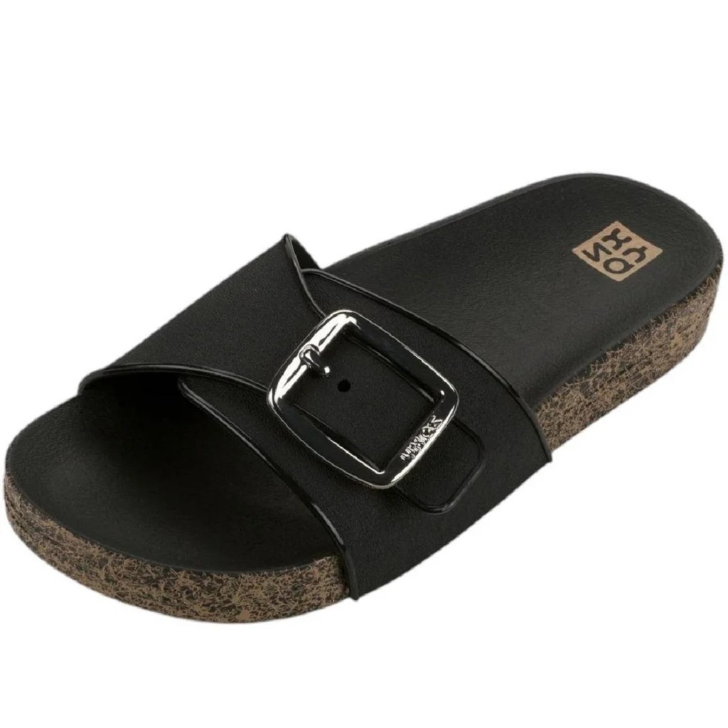 CHINELO / TAMANCO FEMININO ZAXY HUG SLIDE 19114 - PRETO