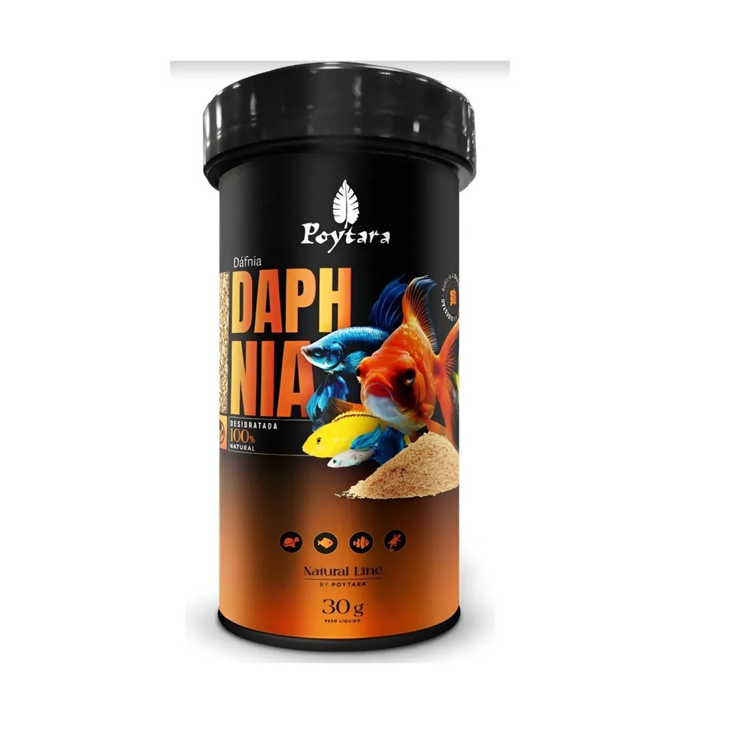Alimento Daphnia Natural Line Crustáceo Desidratado 10g