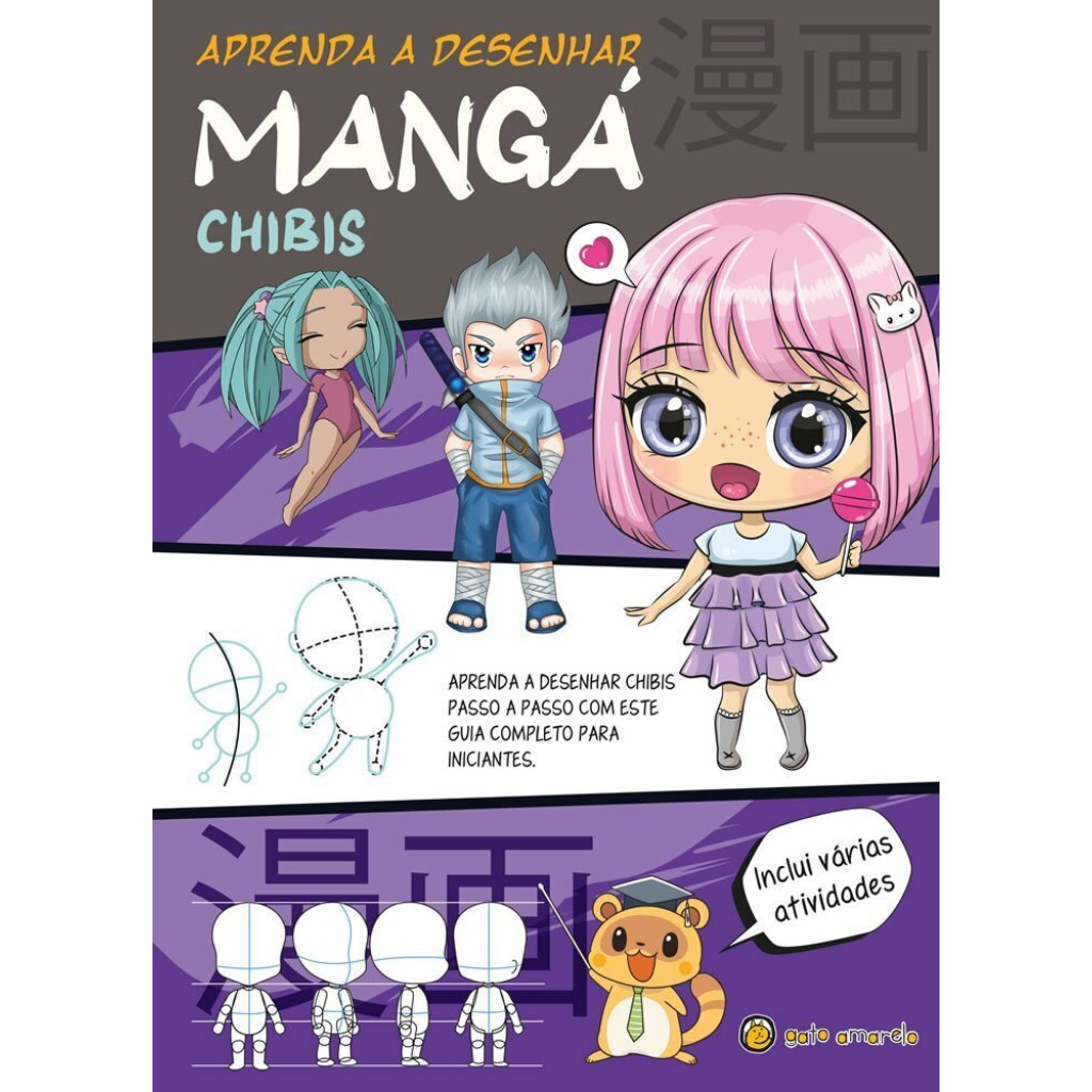 APRENDA A DESENHAR MANGÁ   CHIBIS em Oferta na Shopee