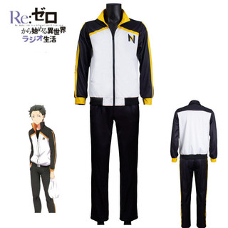 RE:ZERO - Começando a Vida em Outro Mundo Fantasias de Cosplay Natsuki Subaru FJTPD3964 250121       Olá