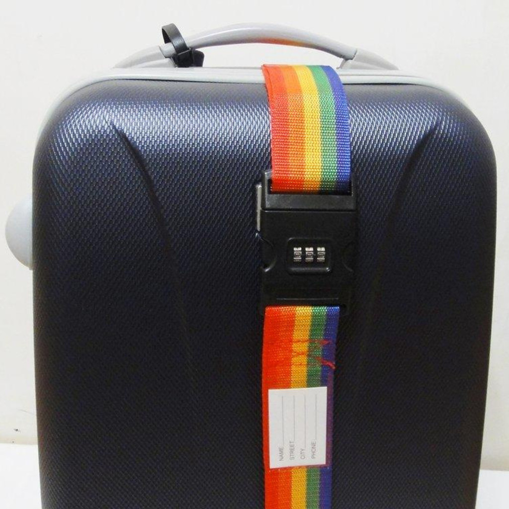 Cinta Fita para Mala de Viagem Ajustável com Fechamento por Senha 3 Dígitos – Segurança e Proteção