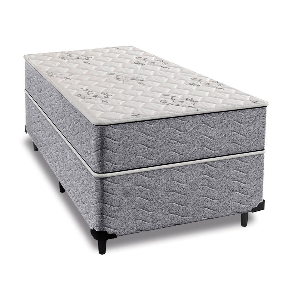 Cama Box Solteiro + Colchão Espuma Ortopédico D33 Piemonte 88x188x63cm - Maestro Colchões em Oferta na Shopee