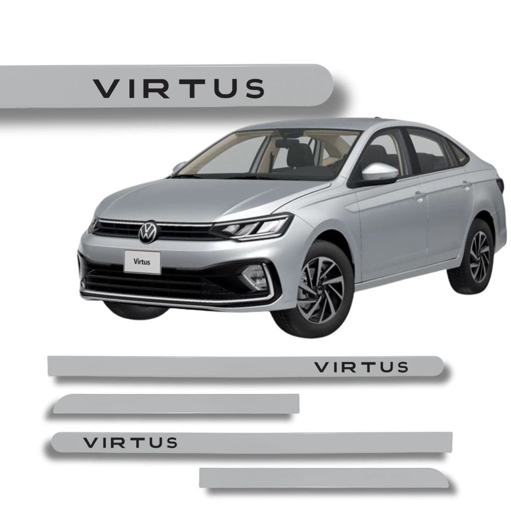 Friso Lateral Virtus Ponta Redonda Prata Sirius 2008  A 2025