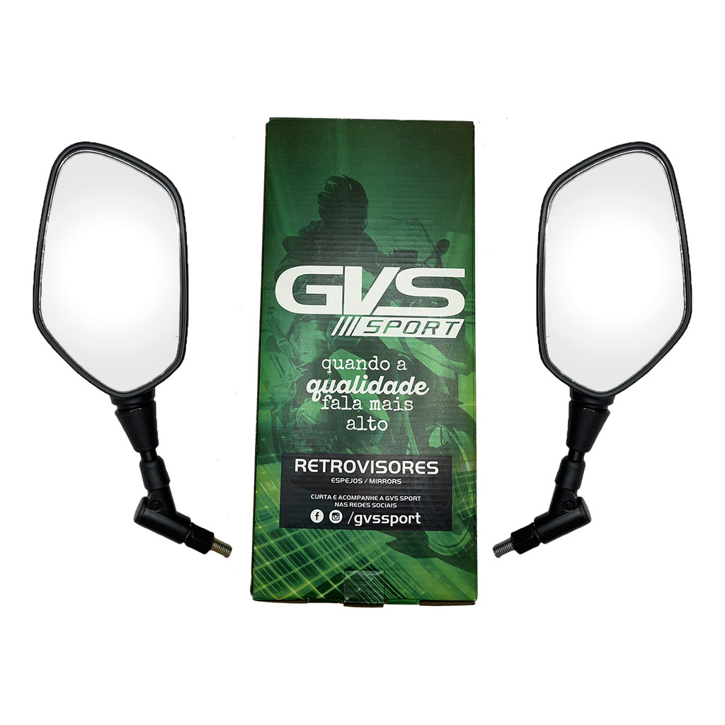 Retrovisor Cb500f Giro 360 Rosca Yamaha Gvs em Oferta na Shopee
