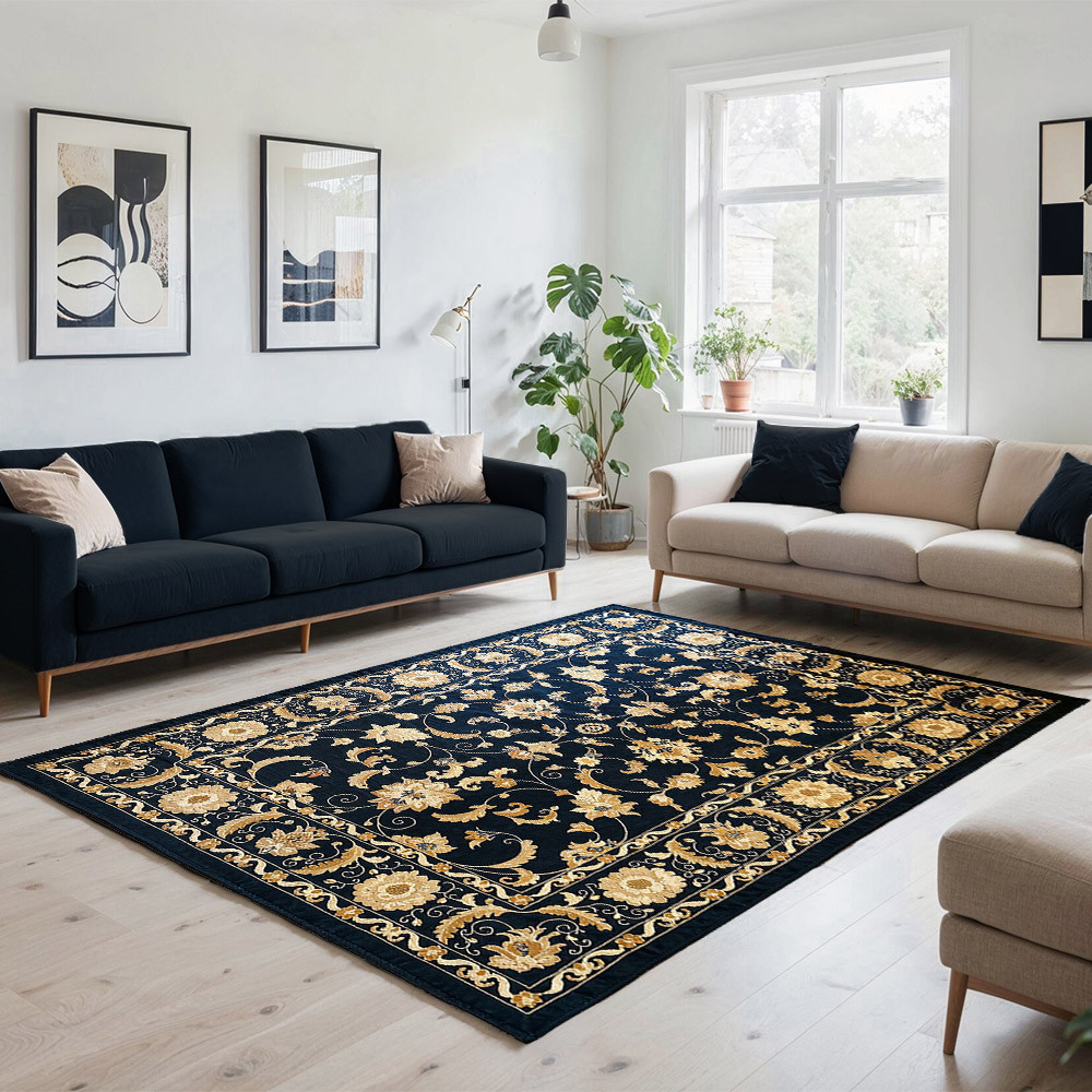 Tapete  Sala Quarto Escritório Aurora Floral 1,50 X 2,00 em Oferta na Shopee