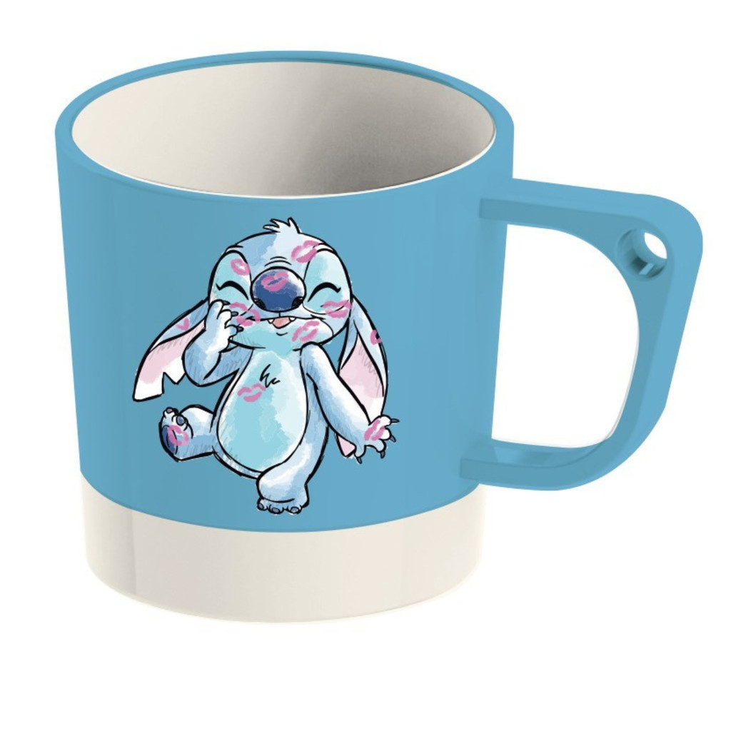 Caneca Plástico Resistente Fofa Stitch Disney Oficial Miniso em Oferta na Shopee
