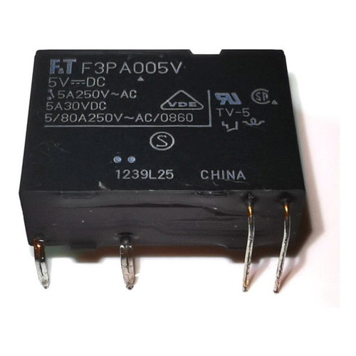 Relé 5V F3PA005V 5A 250V 4 Pinos DIP Para Placa Ar Condicionado Inverter Lavadora Circuito Eletrônico