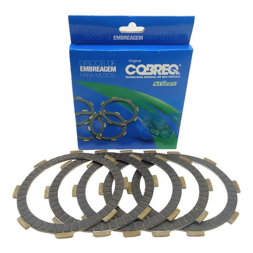 Jogo Disco Embreagem Cobreq Titan Bros Fan 160 Start Speed em Oferta na Shopee