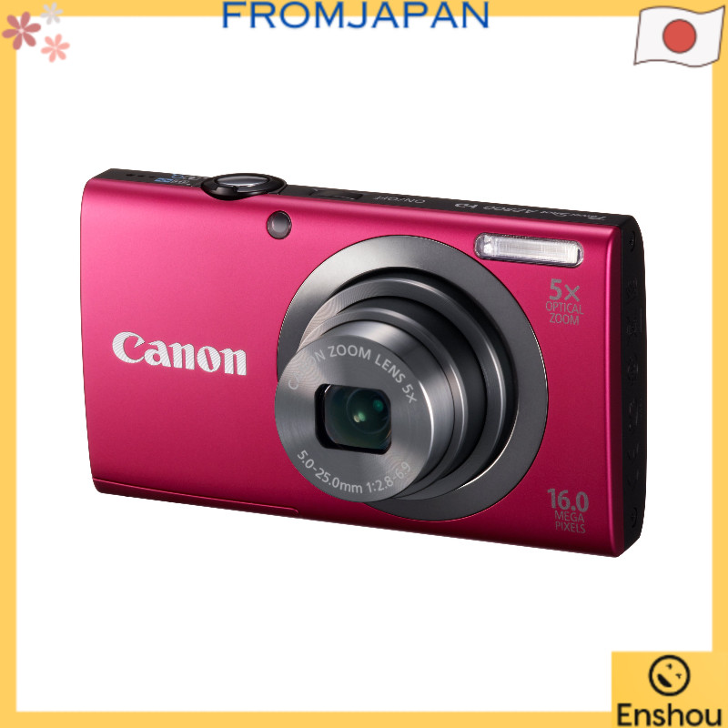 [USED][Direct from japan][USED ITEMS]Canon Digital Camera PowerShot A2300 Red Optical 5x Zoom Approximately 16 Megapixels
