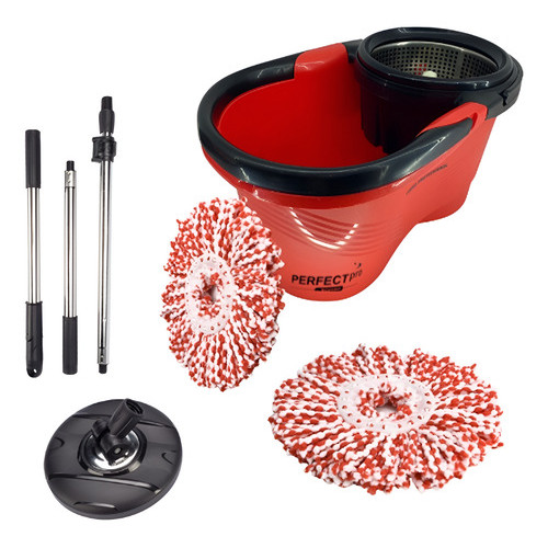 Balde Perfect Mop 360 Com 2 Refis 16 Litros Mop Pro Limpeza