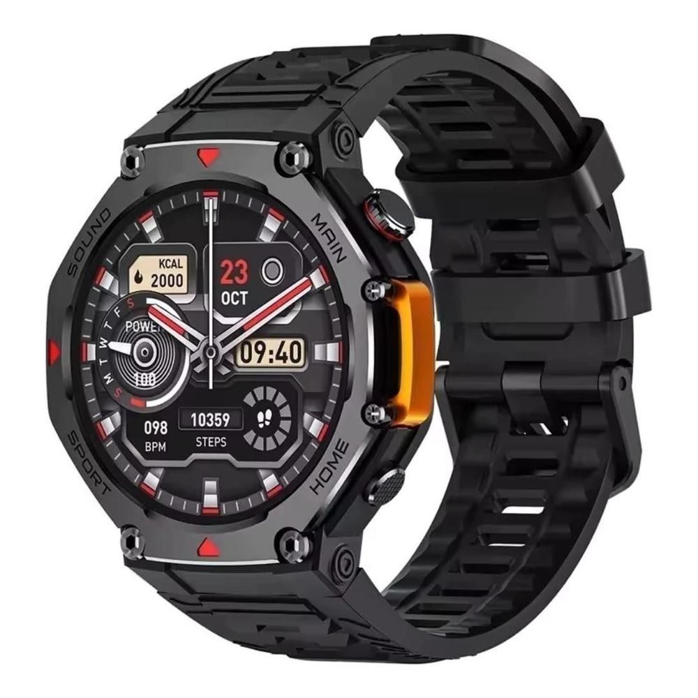 Smartwatch M REX 4 Original Microwear Prova Dágua ATM5 NFC Amoled Gestos Chat GPT GPS 150 Esportivos Relógio Inteligente