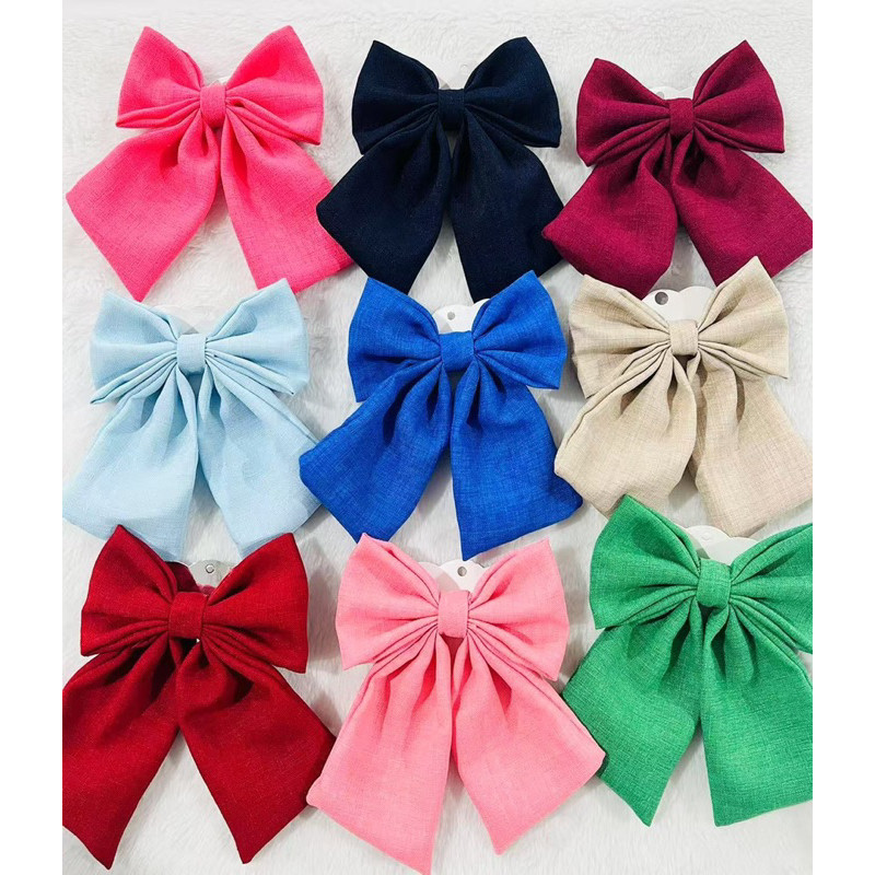 Laços de cabelo adulto infantil femininos moda blogueira coloridos em Oferta na Shopee