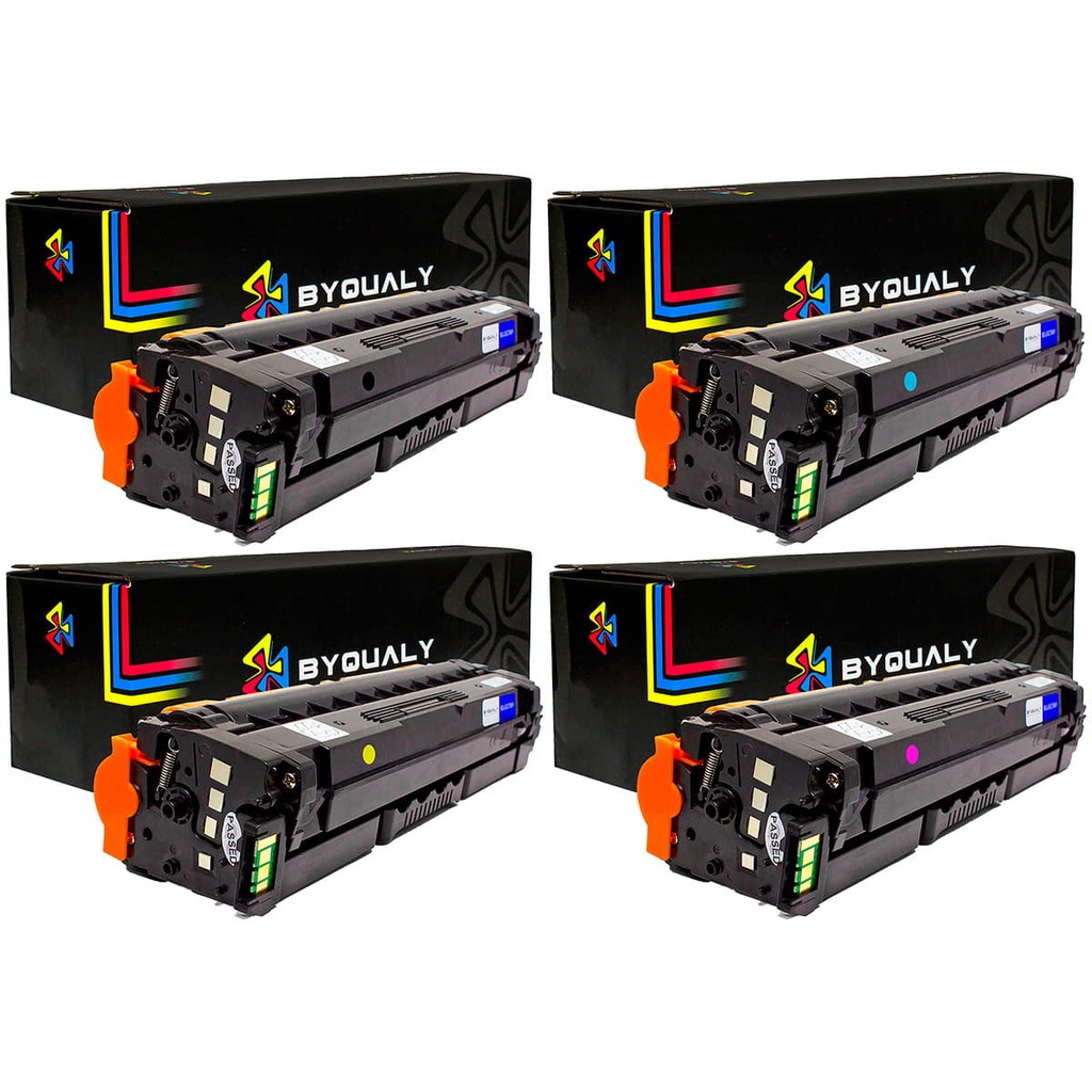 Kit 4 Cores Toner Compatível com CLT-506L ByQualy para CLP-680dn CLX-6260nd CLX6260 CLP680 CLX-6260fw CLP-680dw