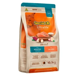 Ração Special Cat Ultralife Adultos Salmão - 10,1Kg