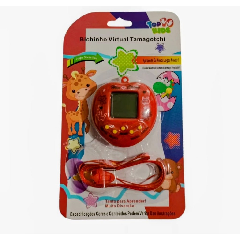 Brinquedo Game bichinho Virtual Machine Pet Super Mini Game Brick Game Tamagotchi Retro Anos 90 Pet