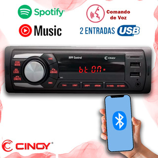 Aparelho Leitor MP3 Automotivo Tipo Pioneer Bluetooth APP Control Cinoy USB Aux YN-RAD1496A em Oferta na Shopee