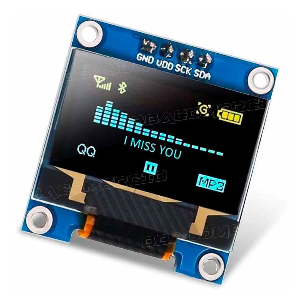 Modulo Display Oled Tela 0.96 I2c Ssd1306 Lcd p/Arduino Pic