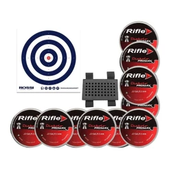 Kit 10 Cx Chumbo Rifle Diabolo Promax 5,5+Porta Chumbo+Alvos
