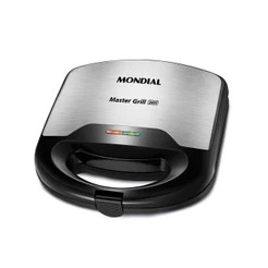 Sanduicheira Mondial Preto Inox 220V S-20