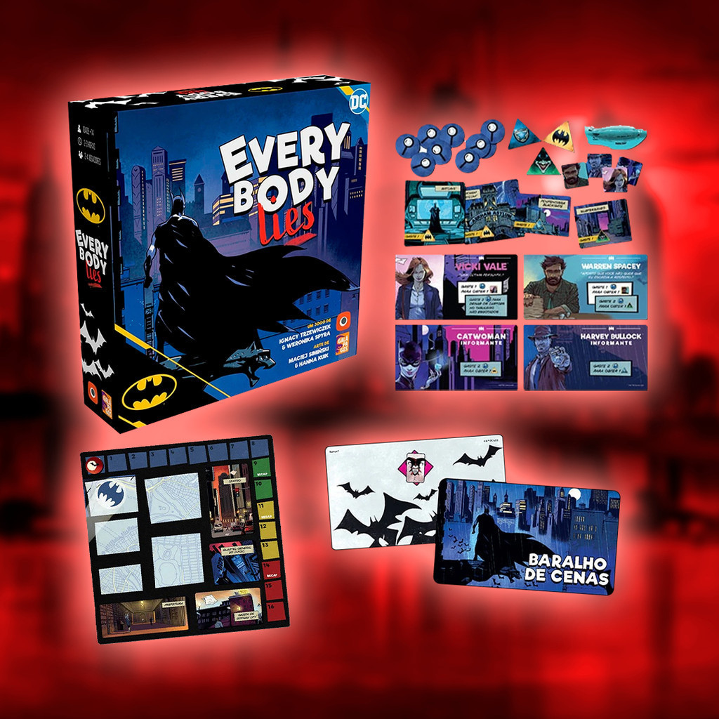 Galápagos Batman Everybody Lies - Jogo De Tabuleiro