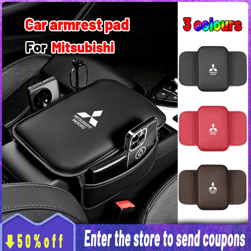 Alta Qualidade Para Mitsubishi 1 Pcs Almofada De Apoio De Braço Carro Multifuncional Caixa De Armazenamento Proteção Con
