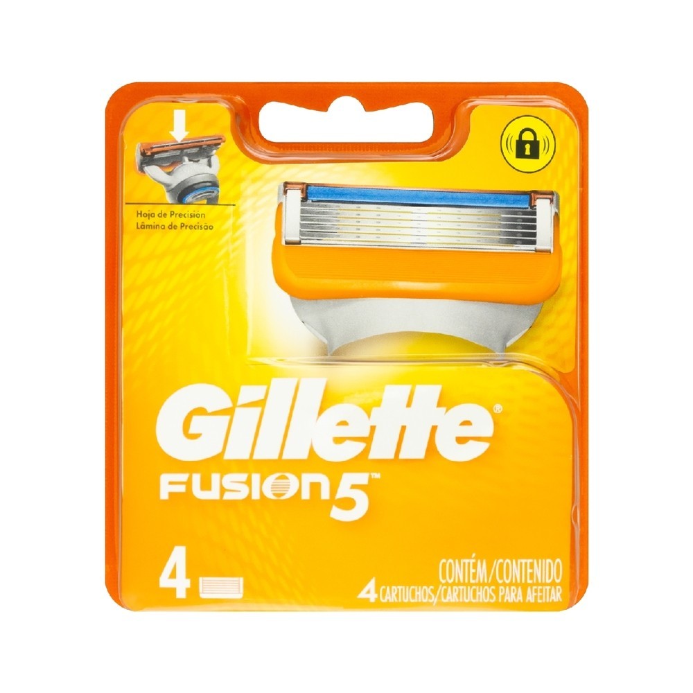 Carga Gillette Fusion 5 4 Unidades - Health