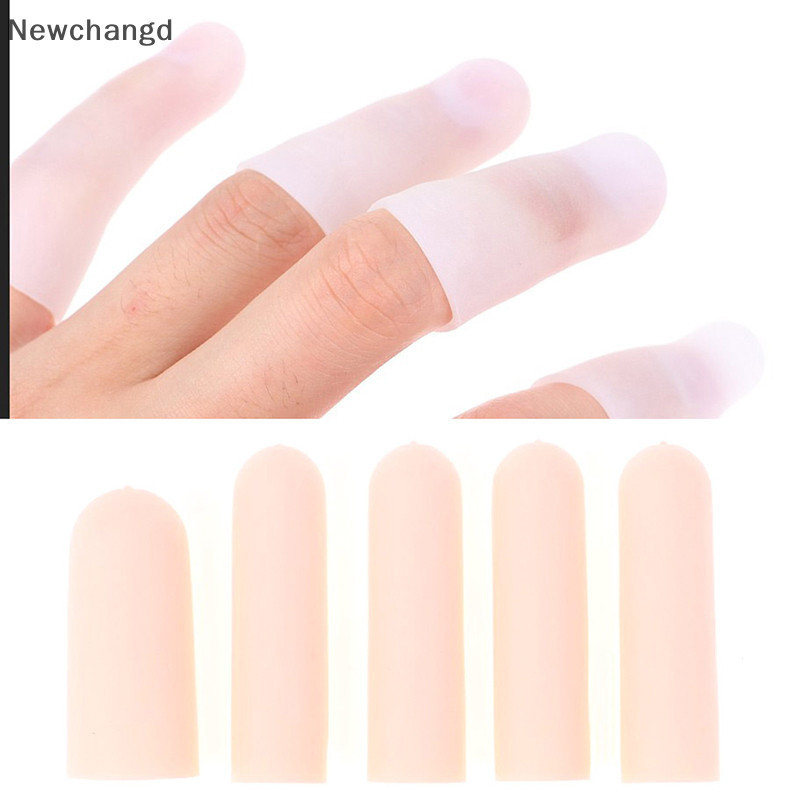 [Newchangd] 10 Unid. Dedos em Silicone Gel Protector Bangle Suporte Luvas BR