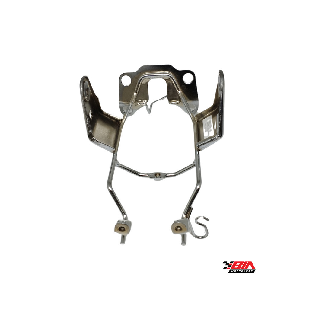 Suporte Aranha Painel Farol Completo Parafusos Borrachas Ilhós Emblema Titan 125 2000 2001 2002 2003 2004 — imagem 2 de 2