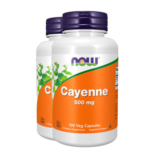 Kit 2x Pimenta Caiena 500mg Now Foods 100 Caps Importado/Made in Usa em Oferta na Shopee
