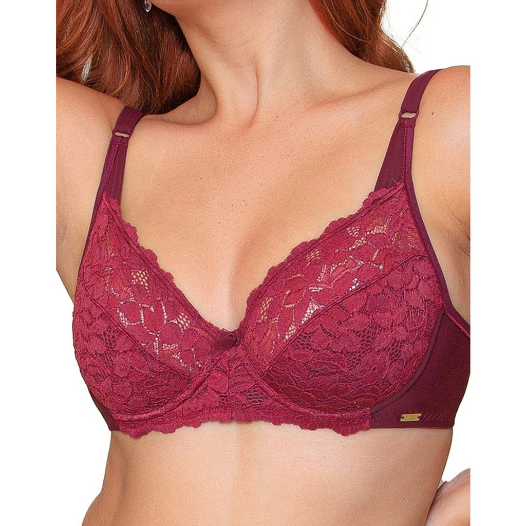 Sutiã Rendado Meio Bojo Com Aro Sensual Sustentação Dilady - Women Clothes