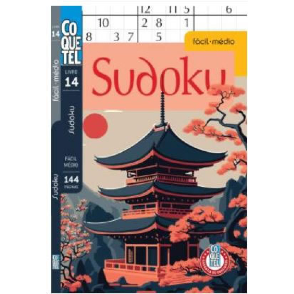 LIVRO COQUETEL SUDOKU FACIL/MEDIO 14 - Books & Magazines