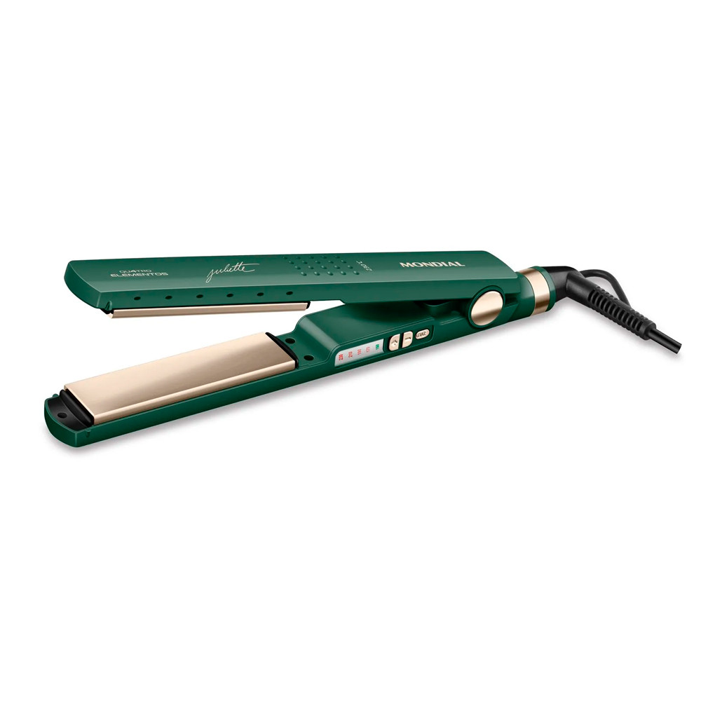 Prancha Alisadora By Juliette Mondial Verde P-JU-02 Bivolt Mondial