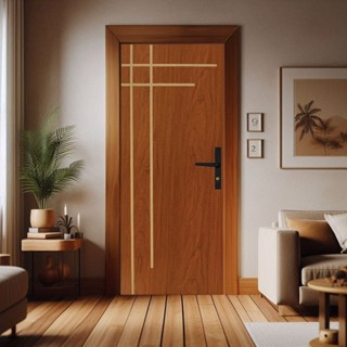Folha de Porta de Madeira 210x70x3,5cm Duraplac Mogno em Oferta na Shopee