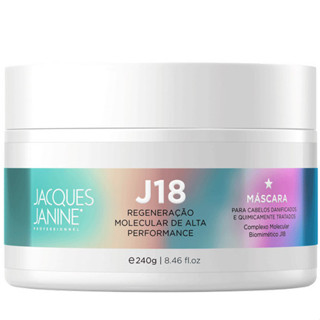Máscara Tratamento Creme Reconstrução Capilar J18 Jacques Janine 240g em Oferta na Shopee