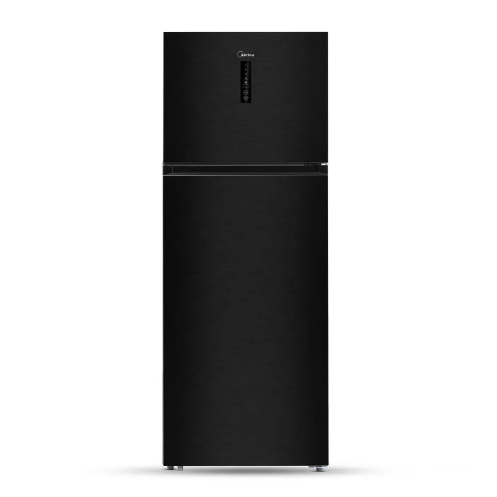 Geladeira Frost Free Midea MD-RT580MTA Duplex 411l Slim Preto Black Inox 127v