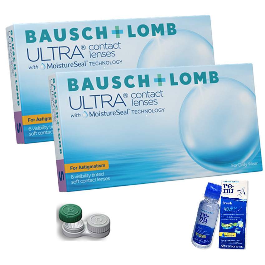 Lente De Contato Bausch + Lomb Ultra Toric Astigmatismo 02 Caixas