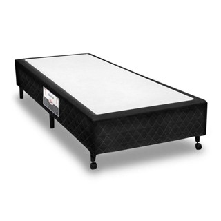 Cama Box Base Solteiro Poli Tecido Black (78x188x23) - Castor em Oferta na Shopee