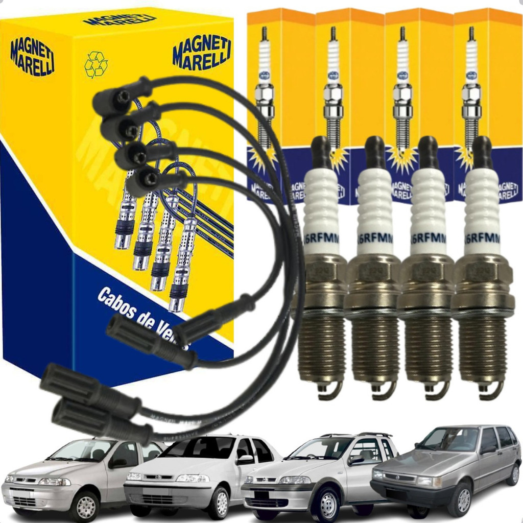 Kit Cabo E Vela Palio Siena Strada Uno 1.0 1.3 Fire em Oferta na Shopee