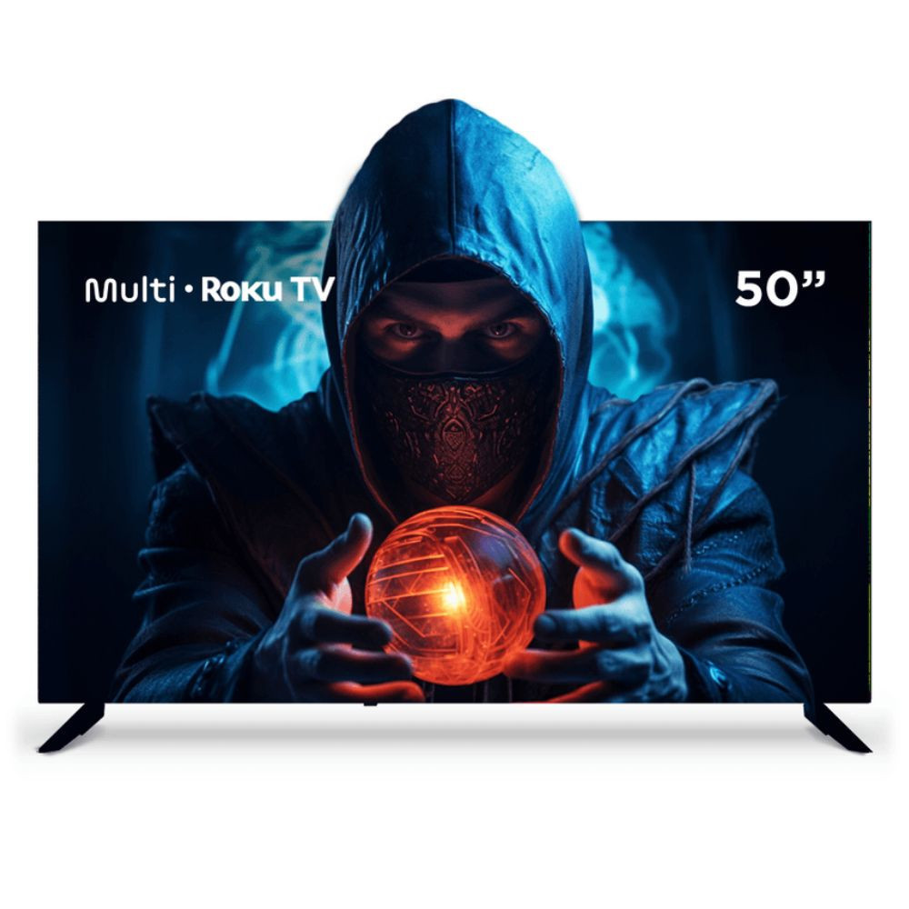 TV Roku 50 Smart com imagem 4K 4 HDMI 2 USB Multi