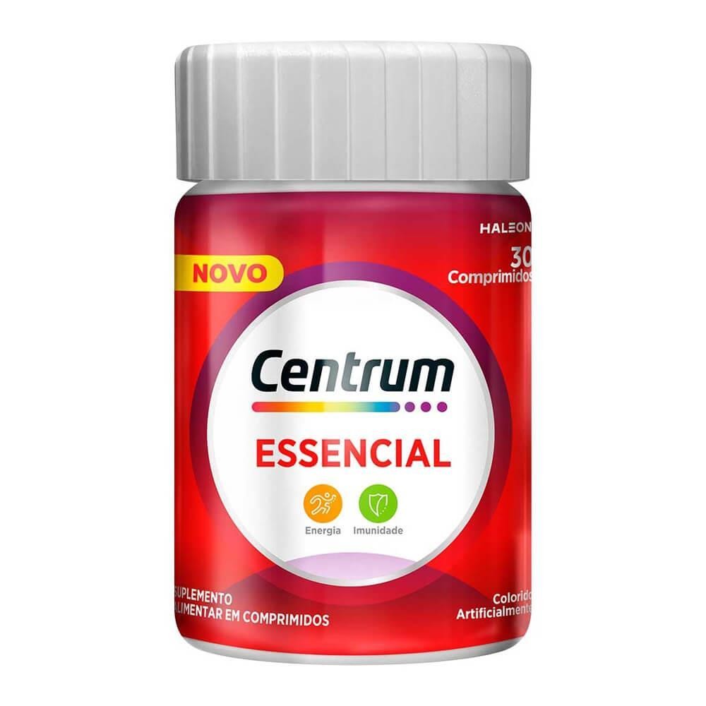 Polivitamínico Centrum Essencial 30 Comprimidos em Oferta na Shopee