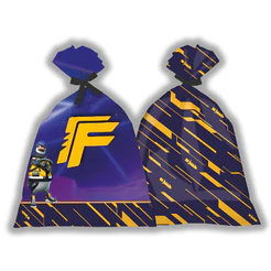 8~40 SACOLA FREE FIRE GAMER FESTA LEMBRANCINHA FESTCOLOR (CHOCO)