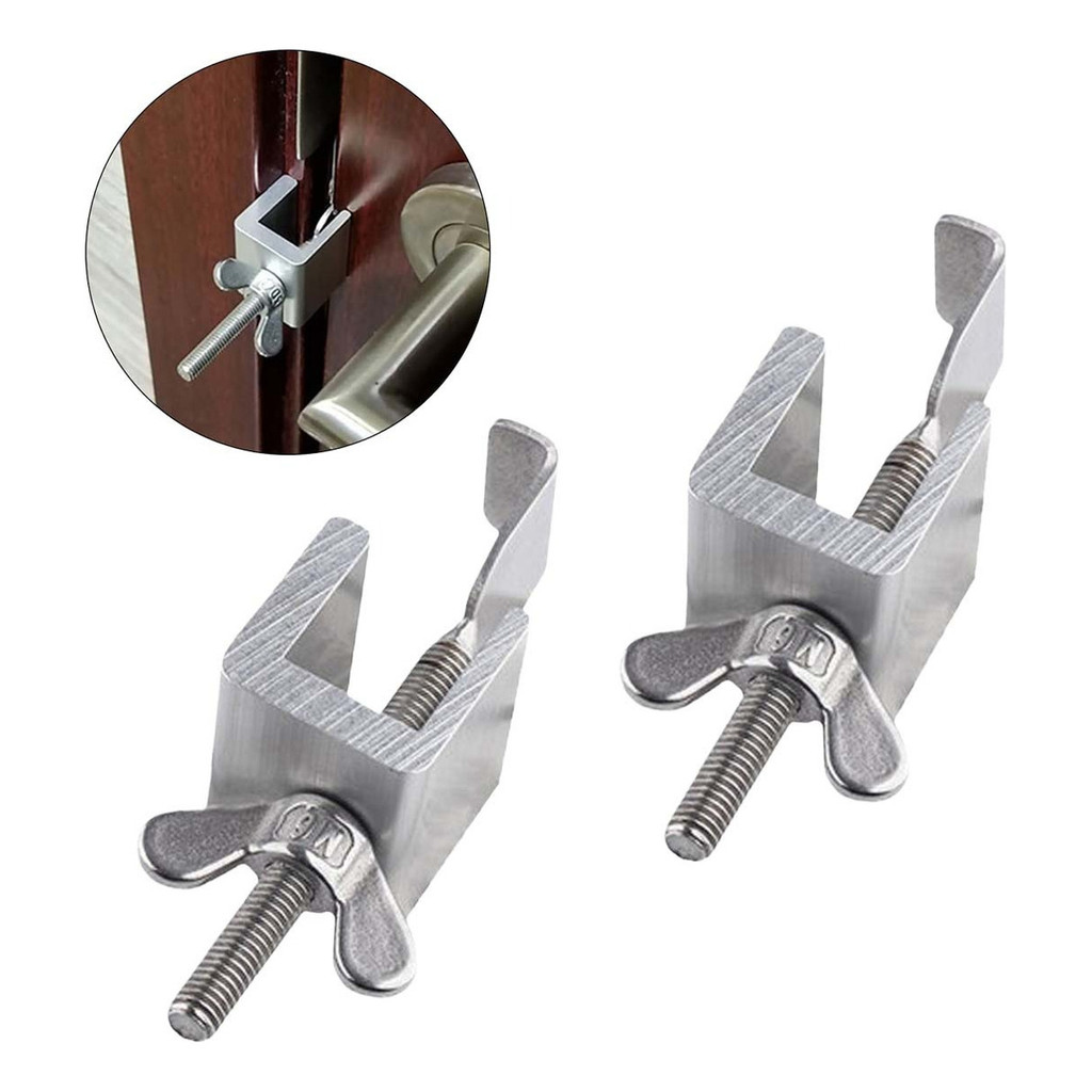 2 Trava De Porta Portátil Hotel Fechadura Universal Interna