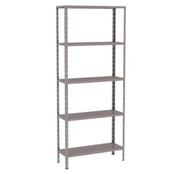Estante Aço 5 Prateleiras Eaf014 Cinza