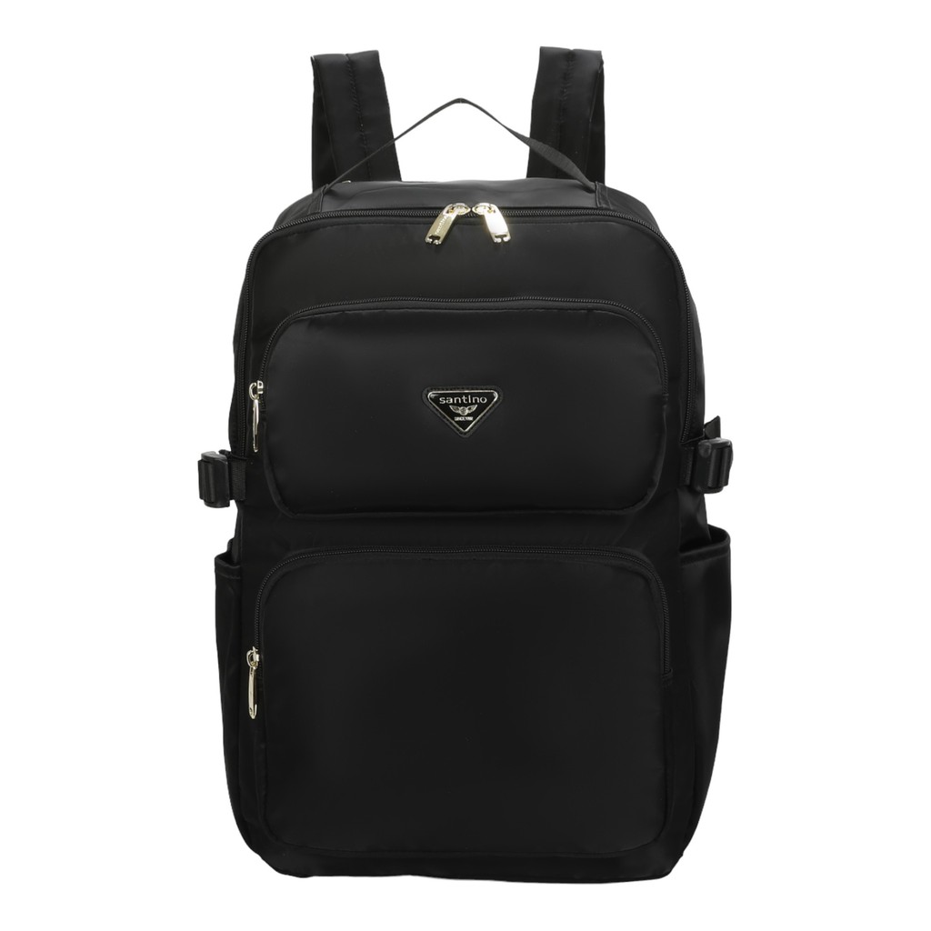 Bolsa Mochila Hazel Nylon Santino Preta SAB410U01 - Women Bags